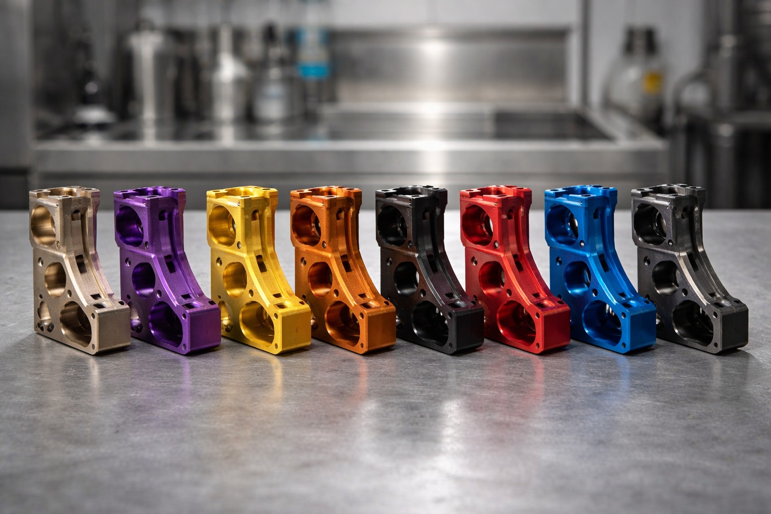 Eloxieren – Ergebnis